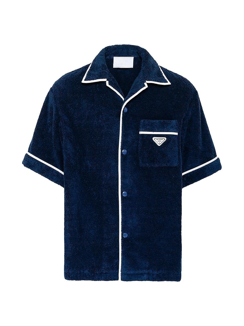 Mens Cotton Bowling Shirt Product Image