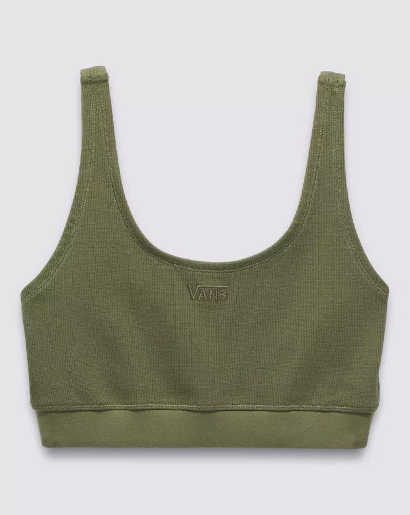 Drop V Ribbed Bralette Product Image