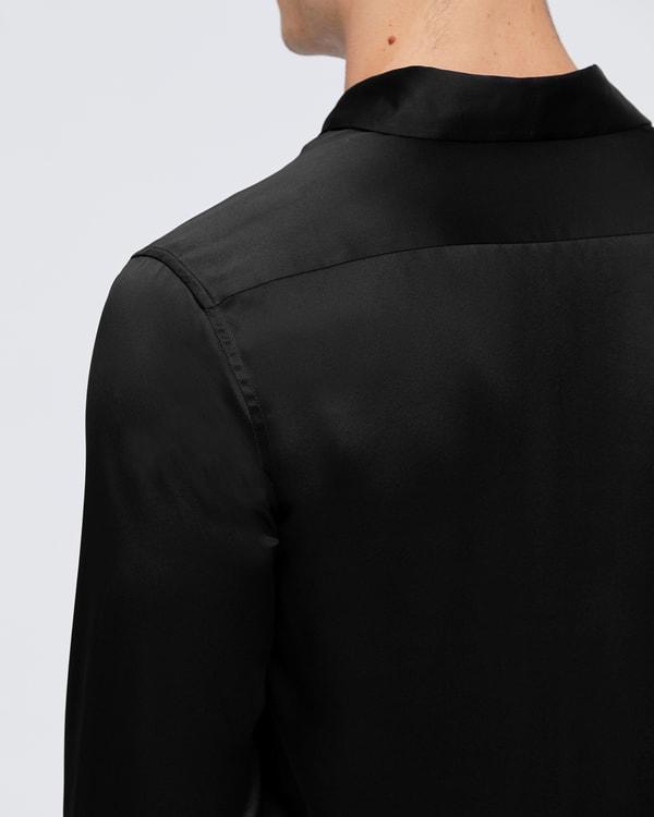 Mulberry Silk Basic Mens Shirt Product Image