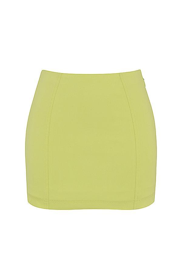 Nisha  neon sculpting mini skirt Product Image
