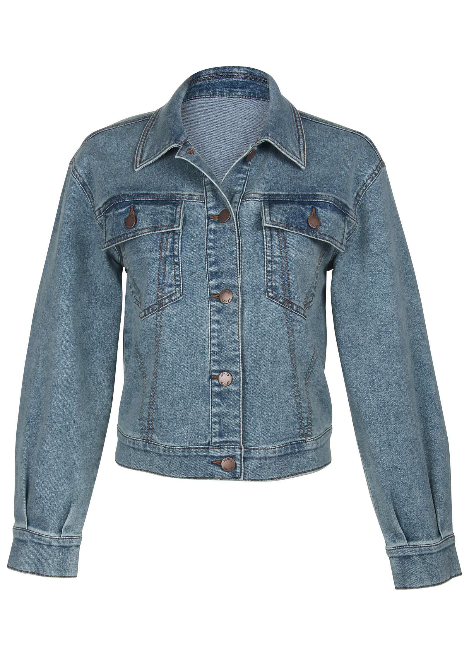 Core Denim Jacket - Light Wash Product Image
