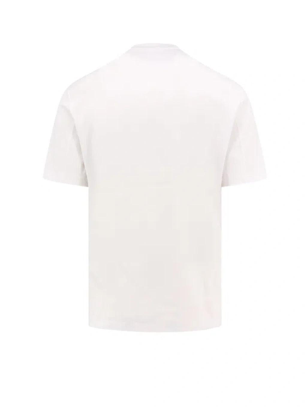 BRUNELLO CUCINELLI Cotton Jersey T-shirt In White Product Image