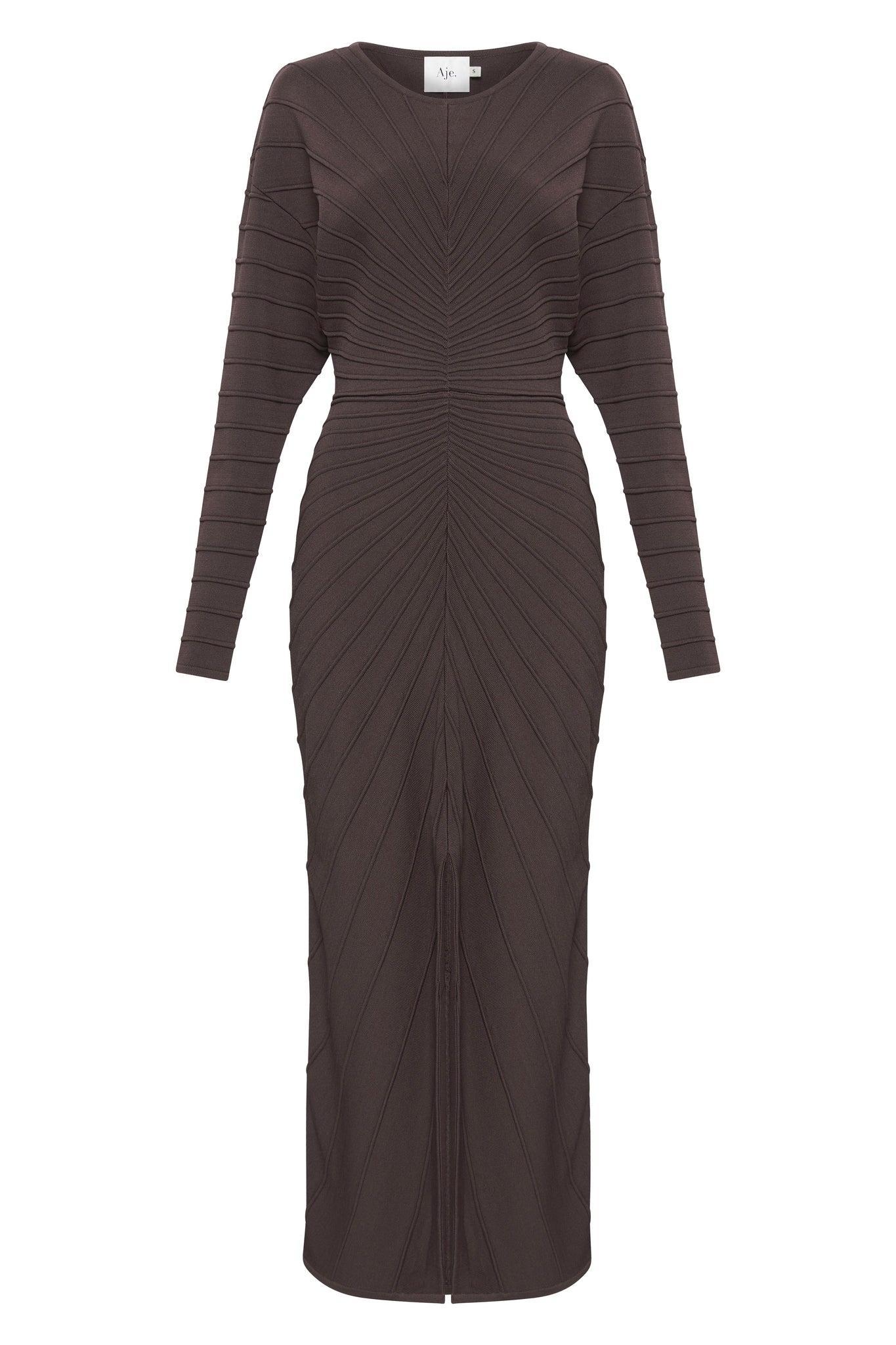 Modernist Cocoon Midi Dress Product Image