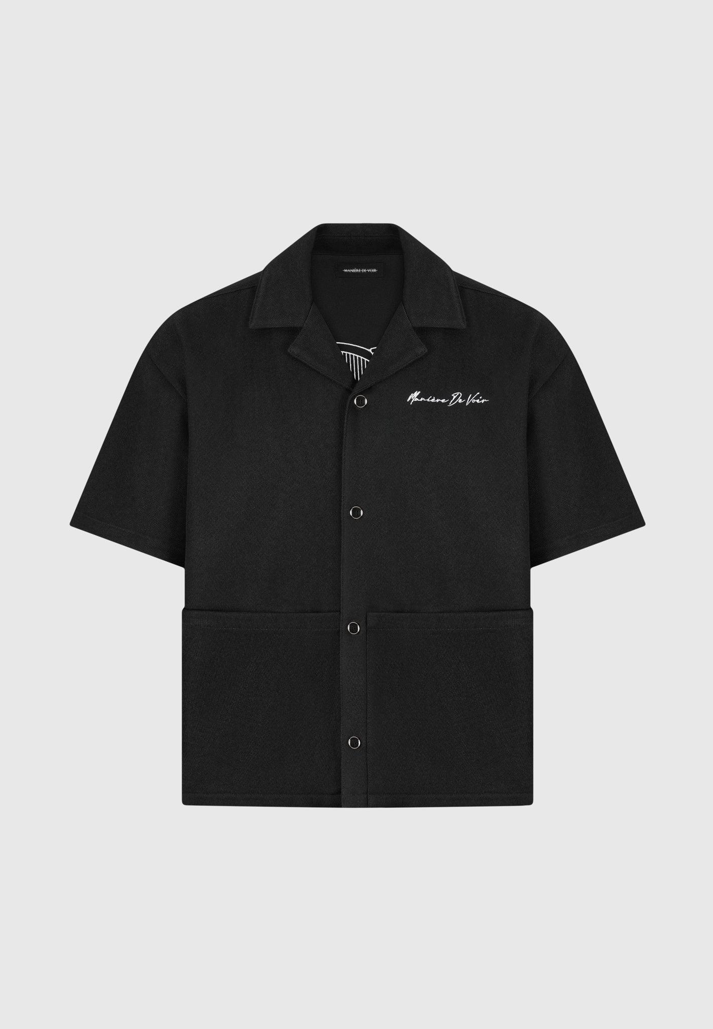 Eiffel Twill Shirt - Black Male Product Image