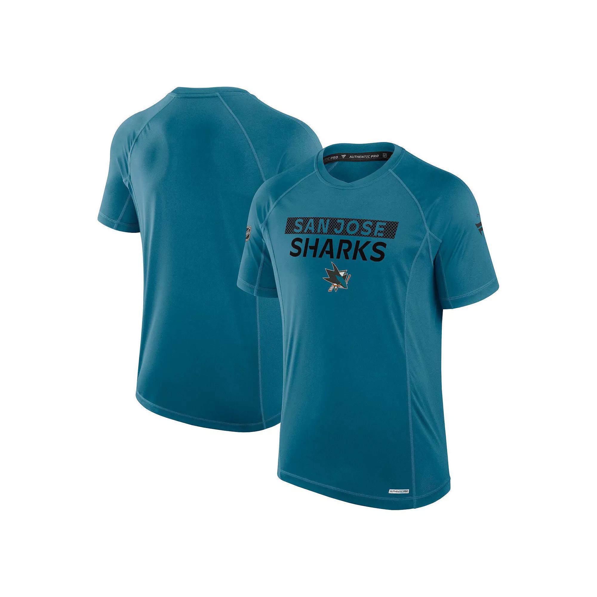 Men's Fanatics Kelly Green Vancouver Canucks Authentic Pro Rink Tech T-Shirt, Size: Small, Cnk Green Product Image