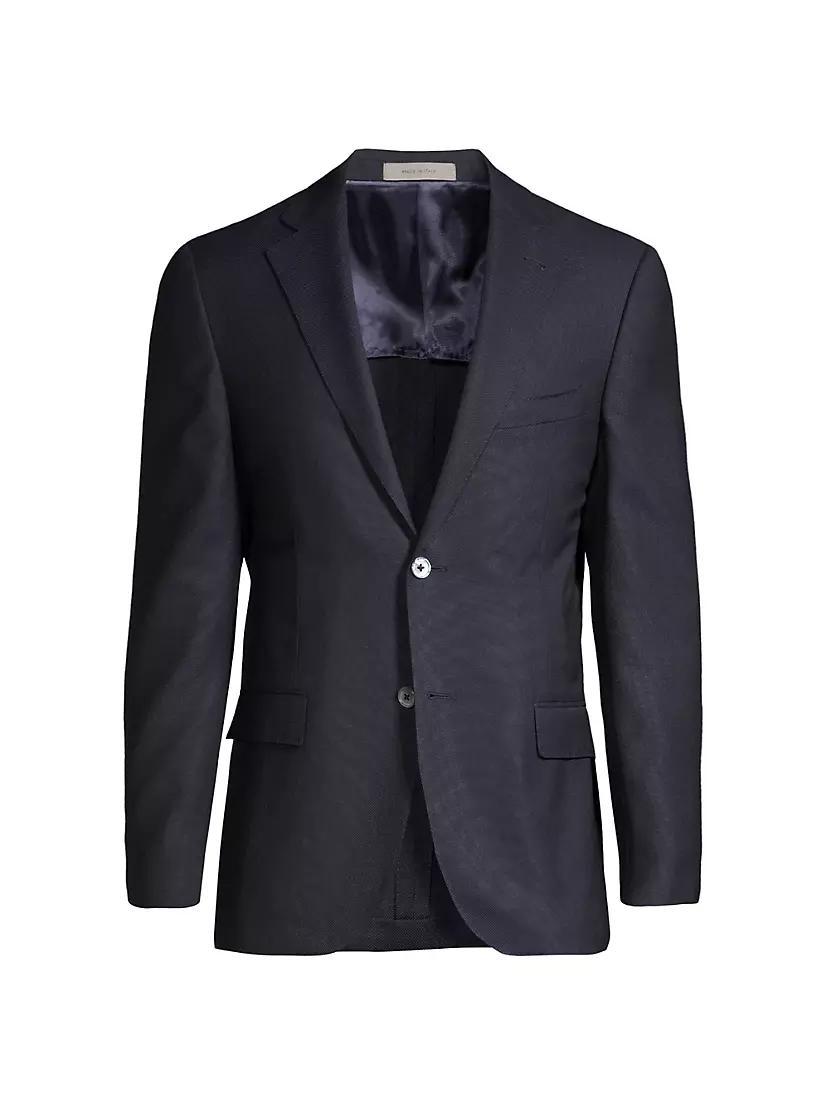 Mens Wool Hopsack Blazer Product Image