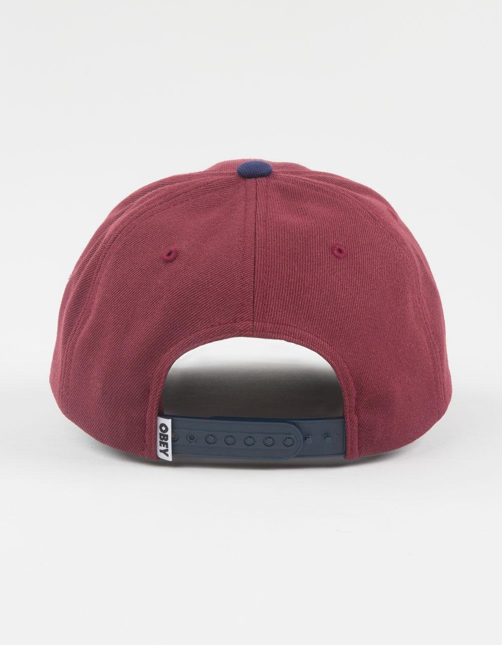 OBEY 2 Tone 6 Panel Snapback Hat - WHITE COMBO Product Image