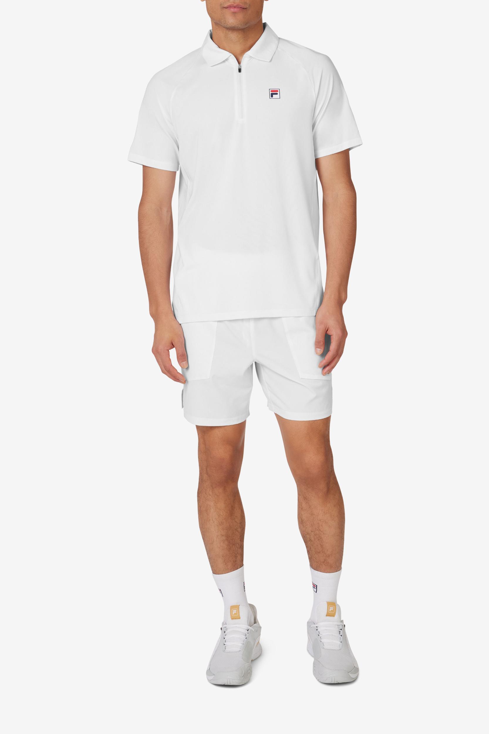 Short Sleeve Zip Polo Product Image