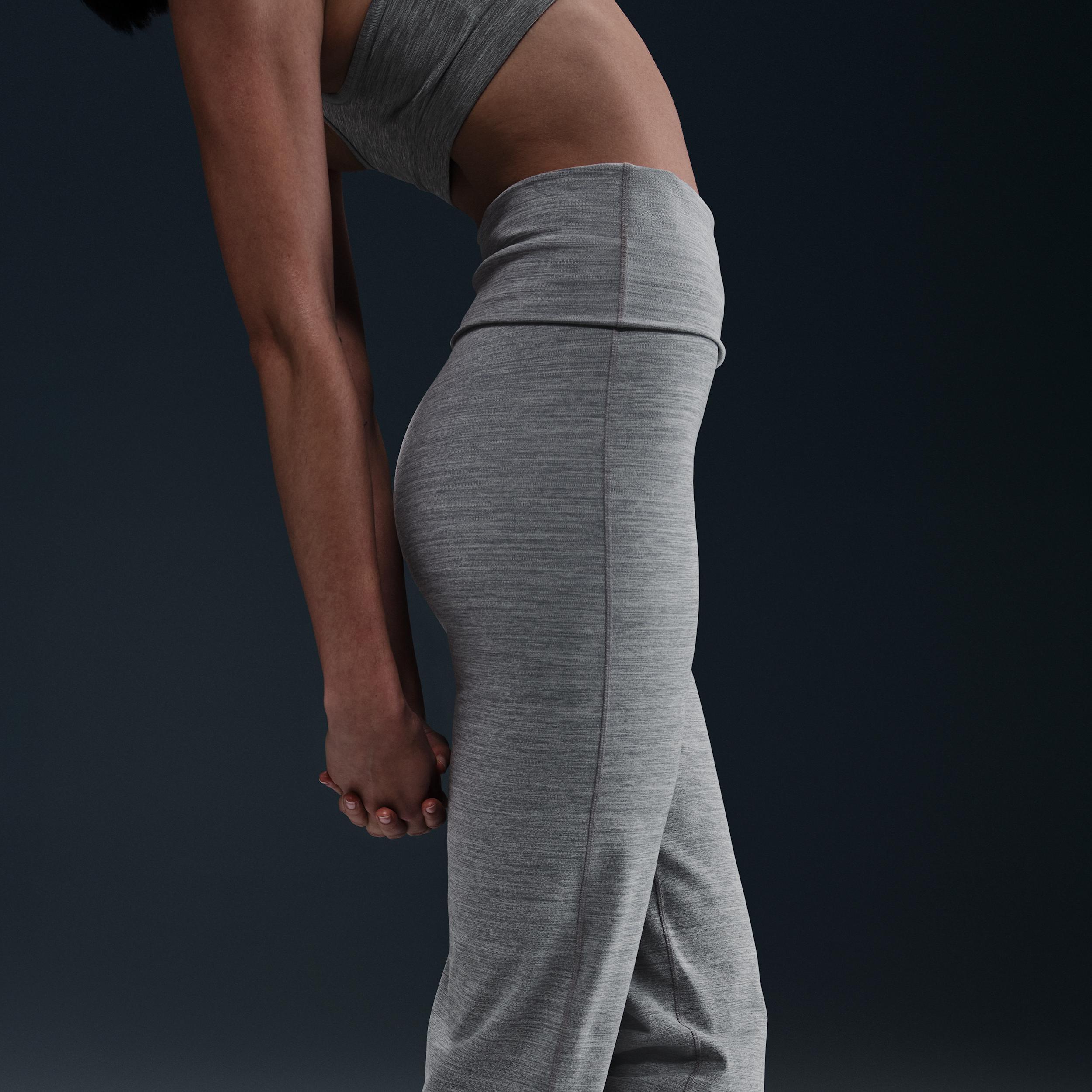 Nike Women's One Dri-FIT High-Waisted Fold-Over Pants Product Image