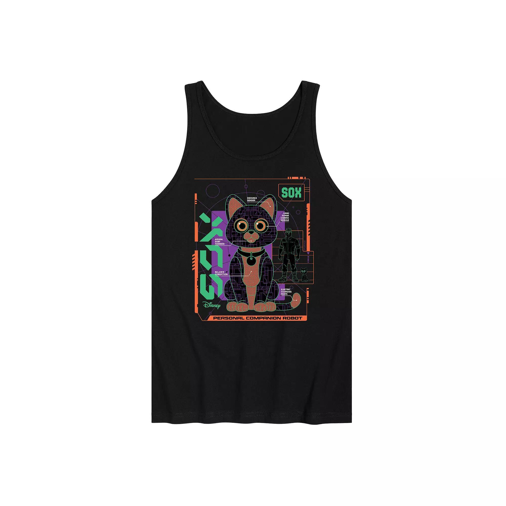 Disney / Pixars Lightyear Sox Mens Graphic Tank Top Product Image