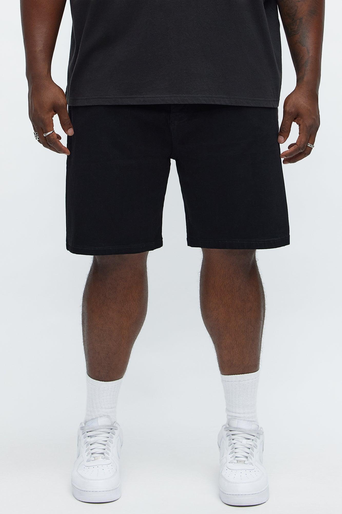Relaxed Me Down Denim Shorts - Black Product Image