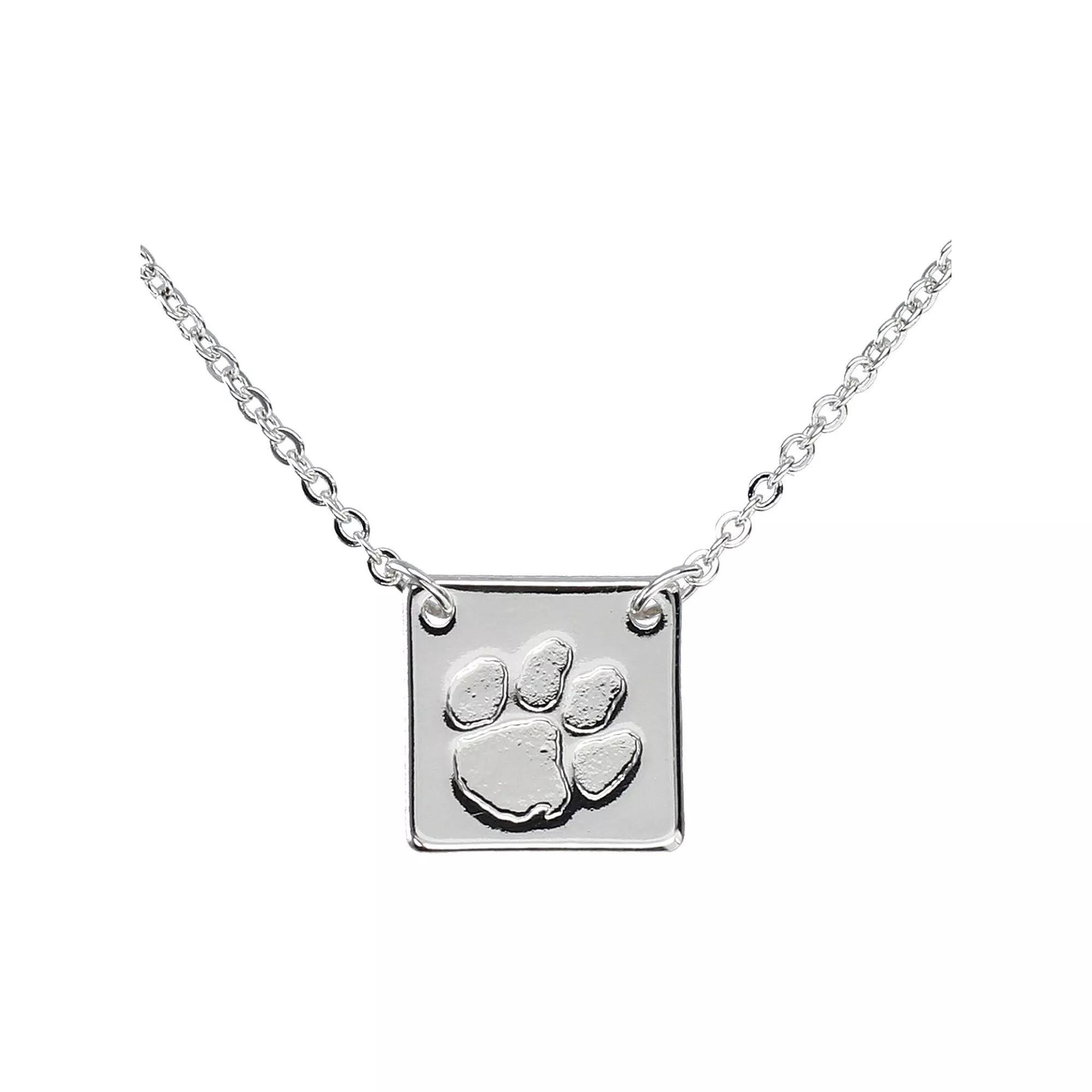 Clemson Tigers Felicity Necklace, Women's, Silver Product Image