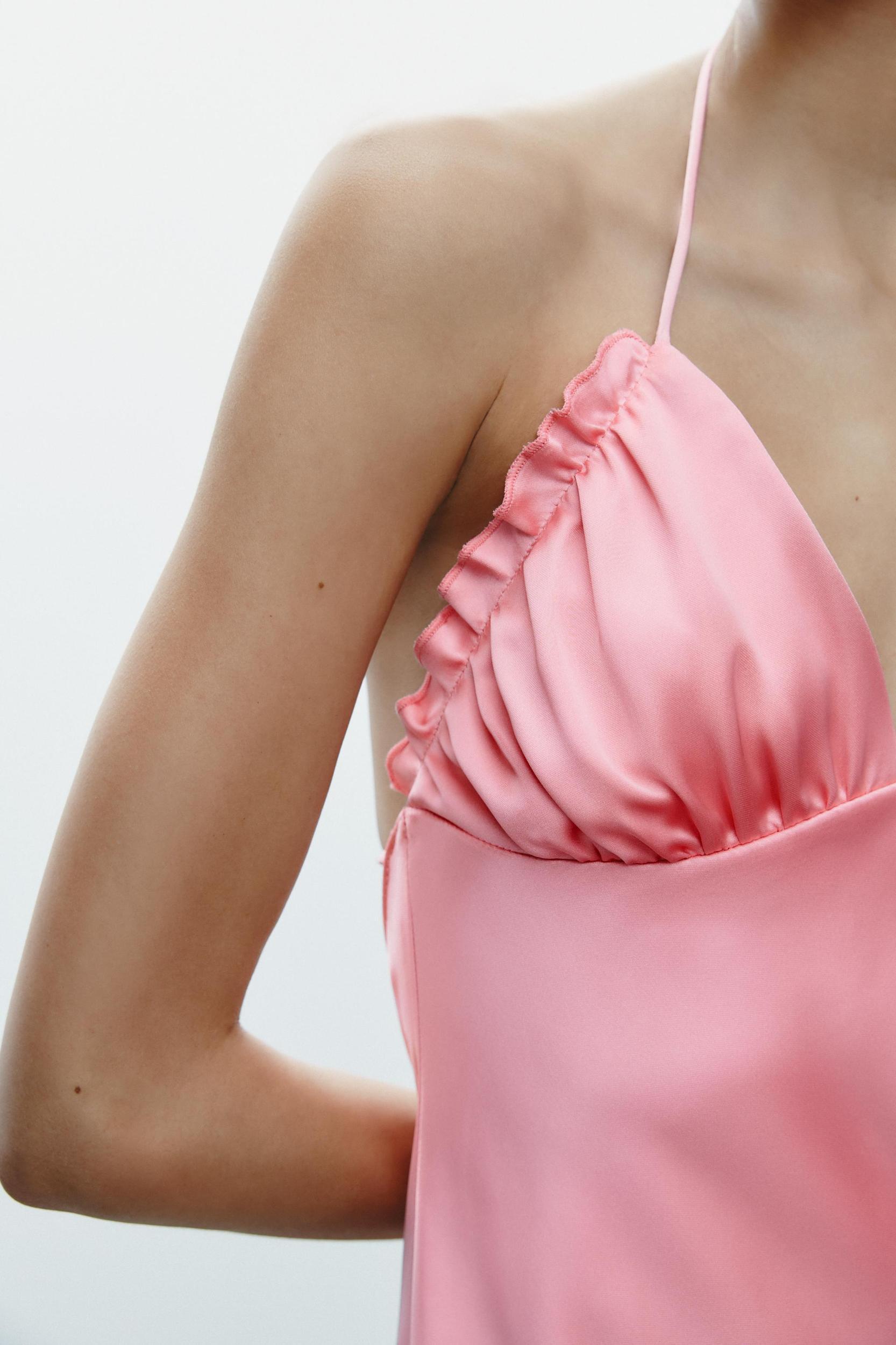 SATIN EFFECT DRESS Product Image