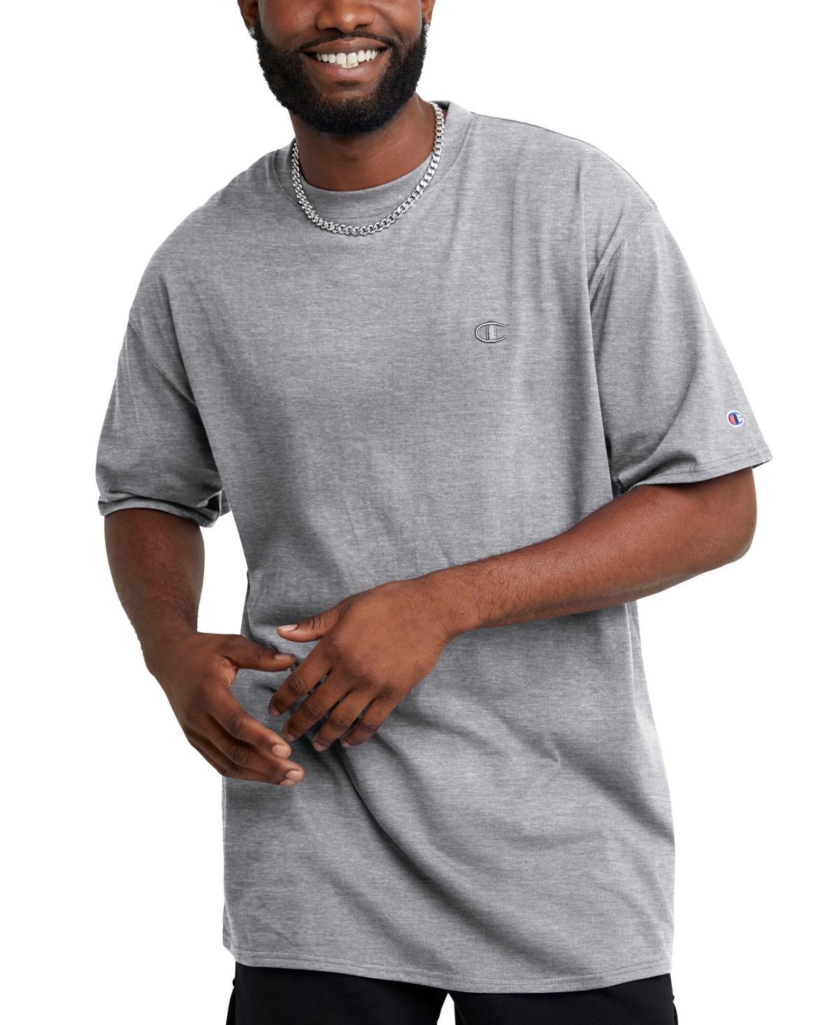 Mens Champion Classic T-Shirt, C Logo (Big & Tall) White 2XT Product Image