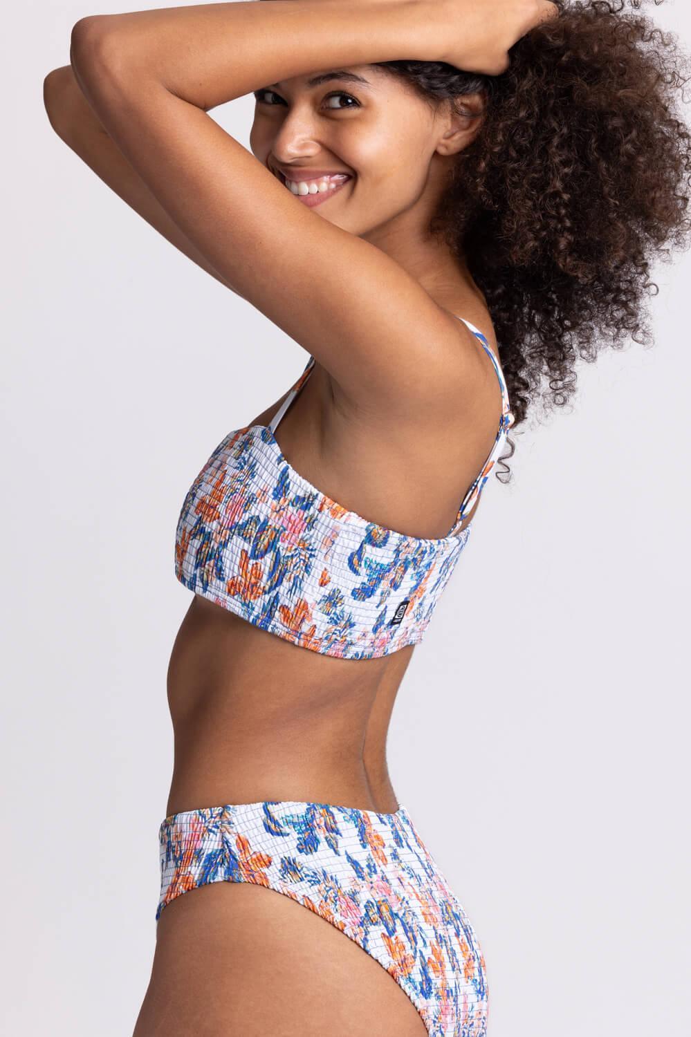 Eva Smocked Bikini Top Product Image