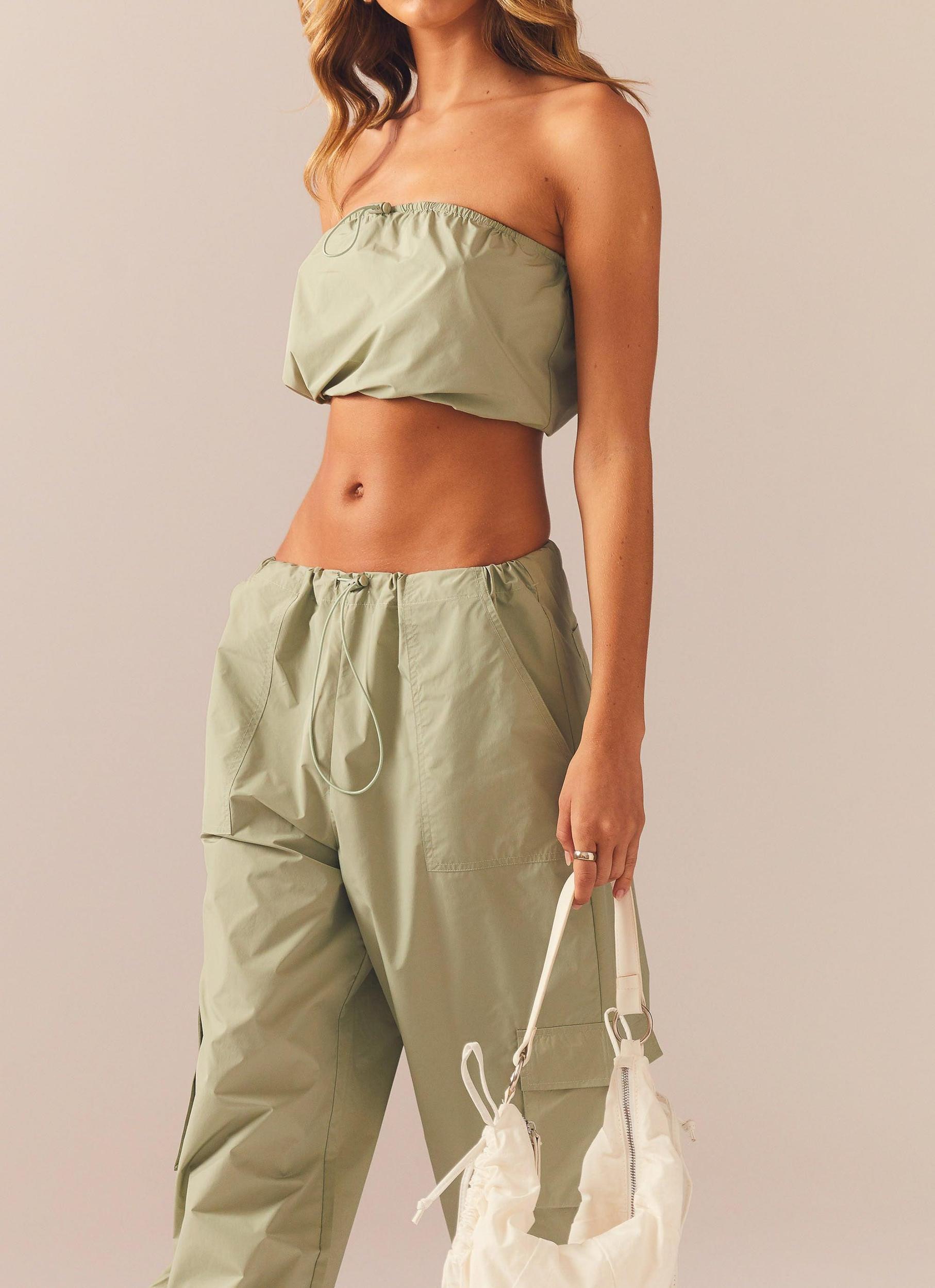 Acid House Drawstring Top - Fern Product Image