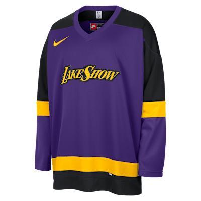 Los Angeles Lakers City Edition Nike Men's NBA Hockey Jersey Product Image