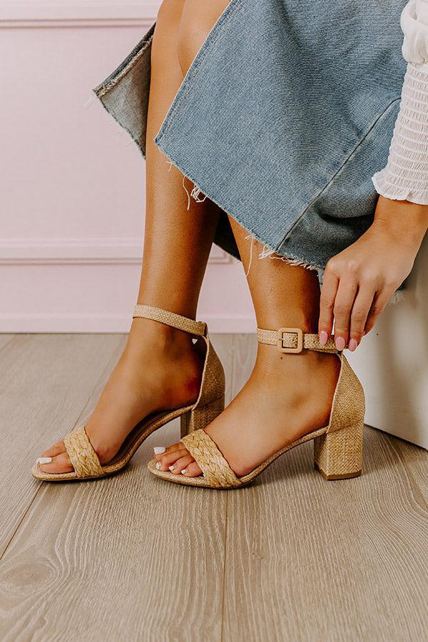 The Taylor Raffia Heel Product Image