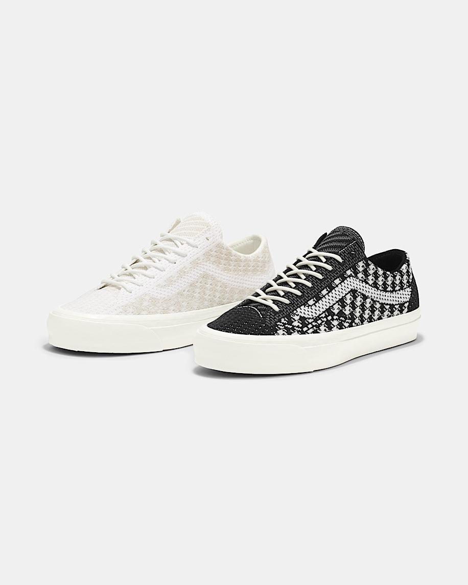 Premium Old Skool Knit Shoe in Black / White| Vans US Product Image