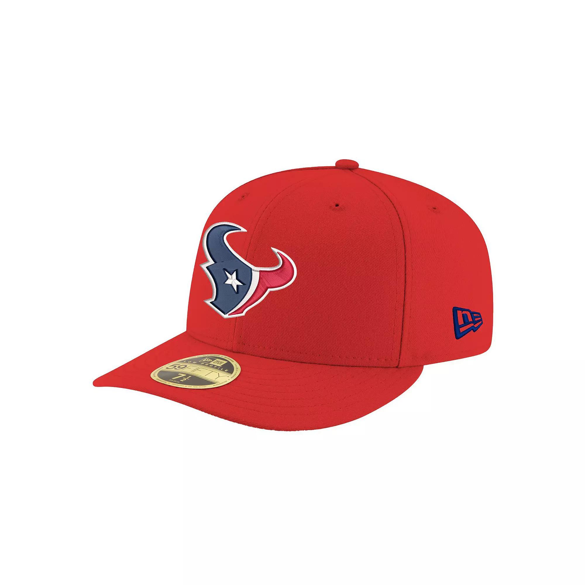 Men's New Era  Navy Houston Texans Omaha Low Profile 59FIFTY Fitted Hat, Size: 7 7/8, Blue Product Image
