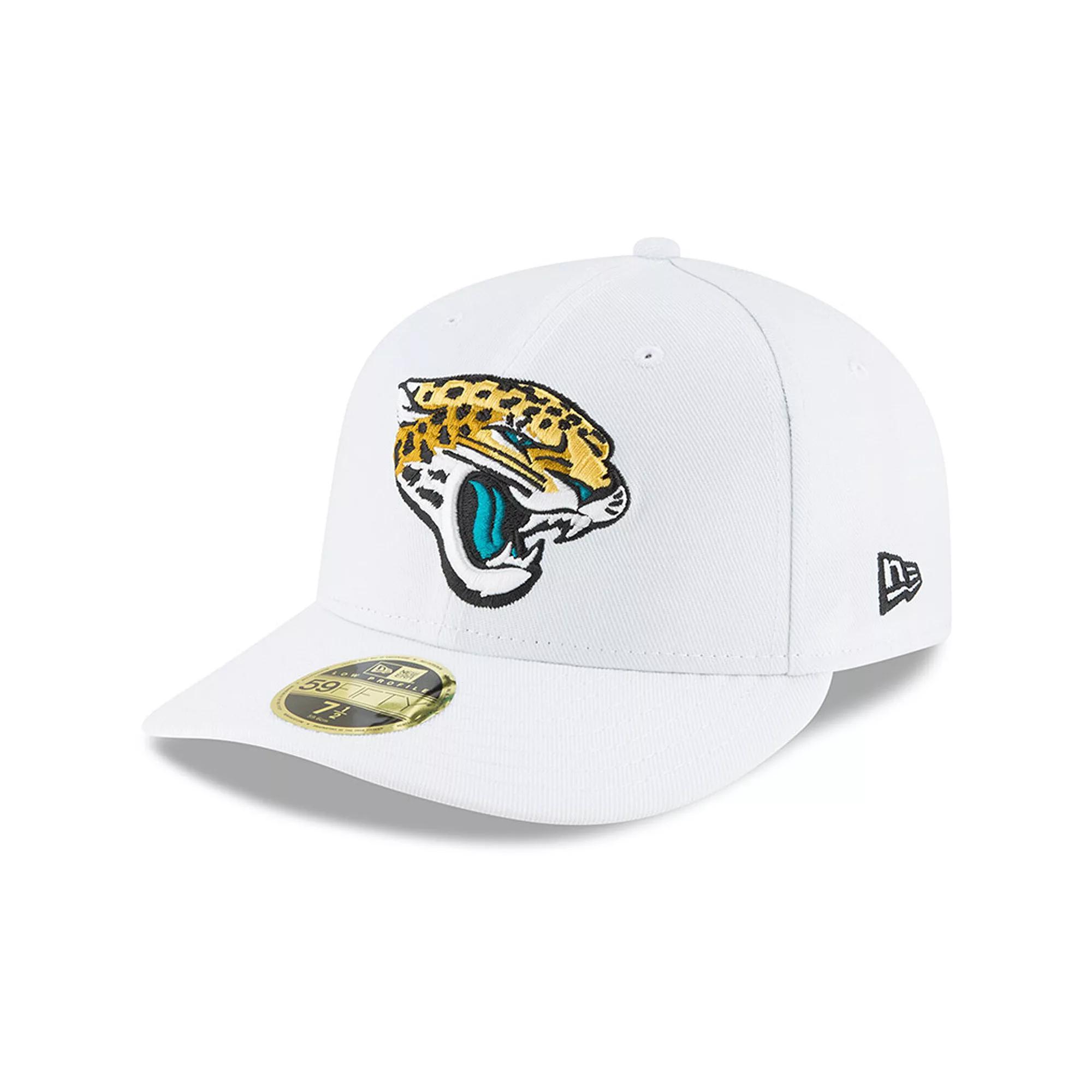 Men's New Era White Jacksonville Jaguars Omaha Low Profile 59FIFTY Fitted Hat, Size: 7 Product Image