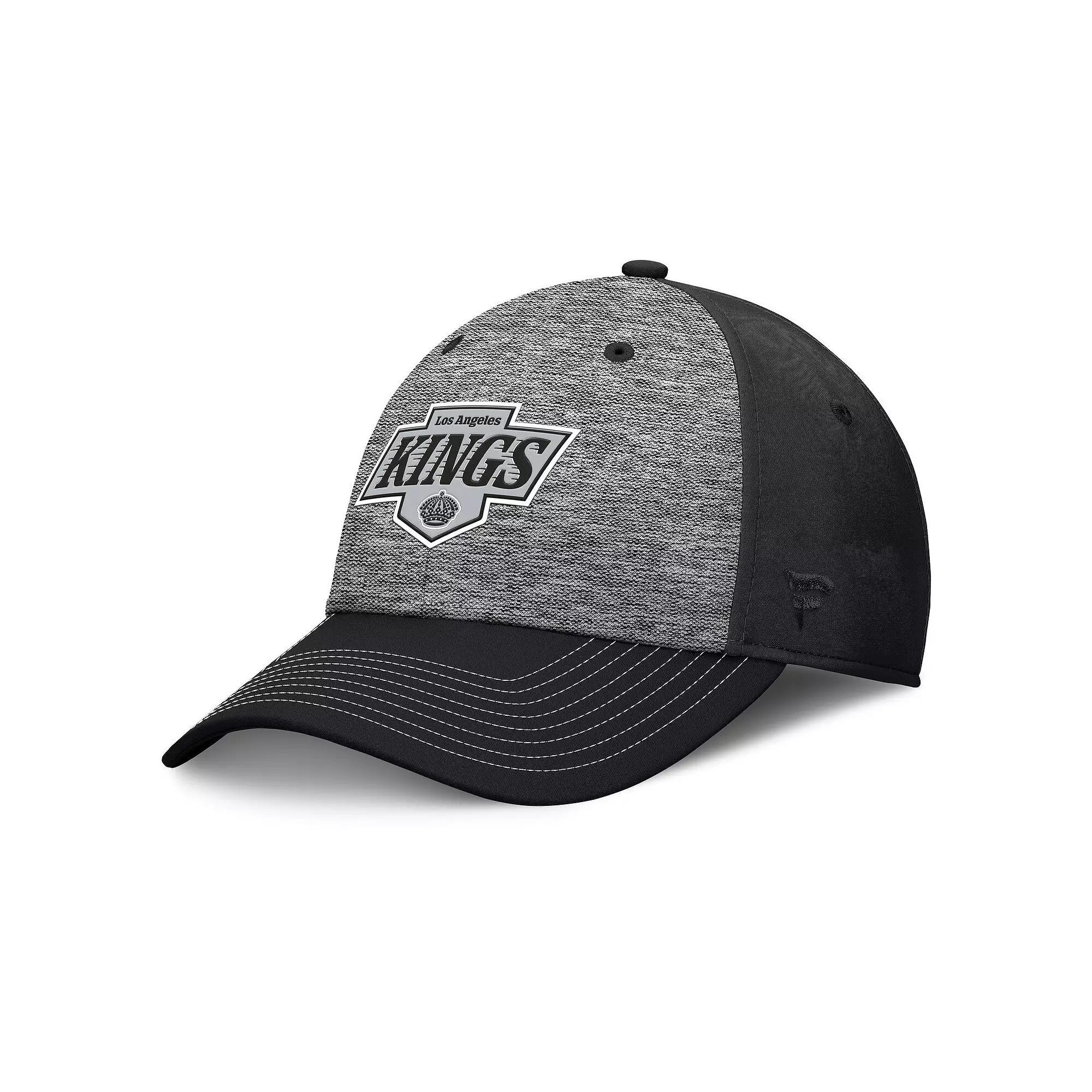 Men's Fanatics Gray/Black Pittsburgh Penguins Fundamental Top Shelf 2-Tone Flex Hat, Size: Small/Medium, Grey Product Image