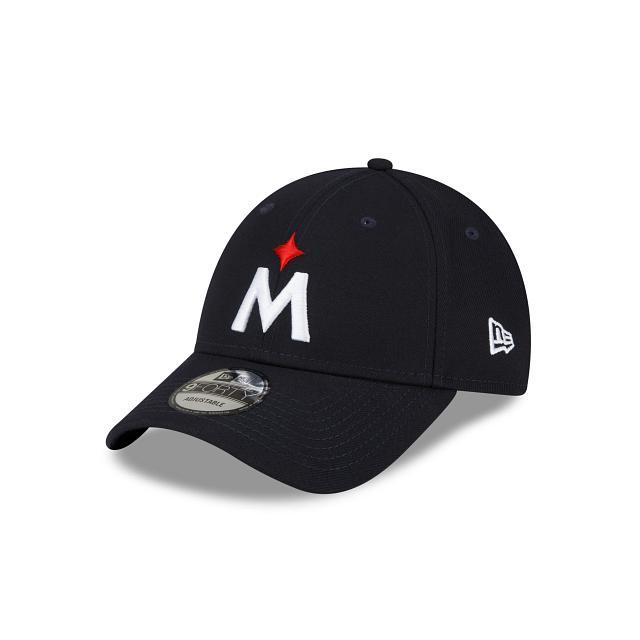 Men's New Era Black Cincinnati Reds City Connect Alternate 9TWENTY Adjustable Hat, Red Black Product Image