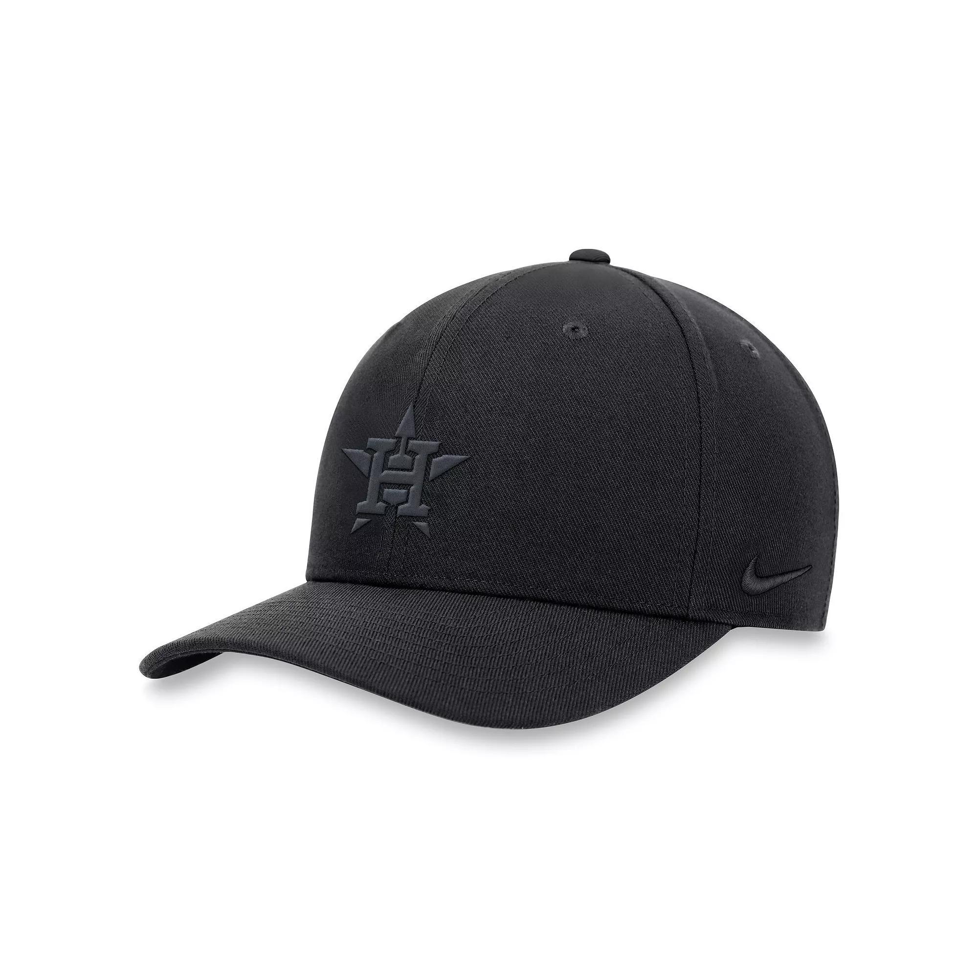 Men's Nike Black Houston Astros Club Performance Adjustable Hat, Size: Small/Medium Product Image