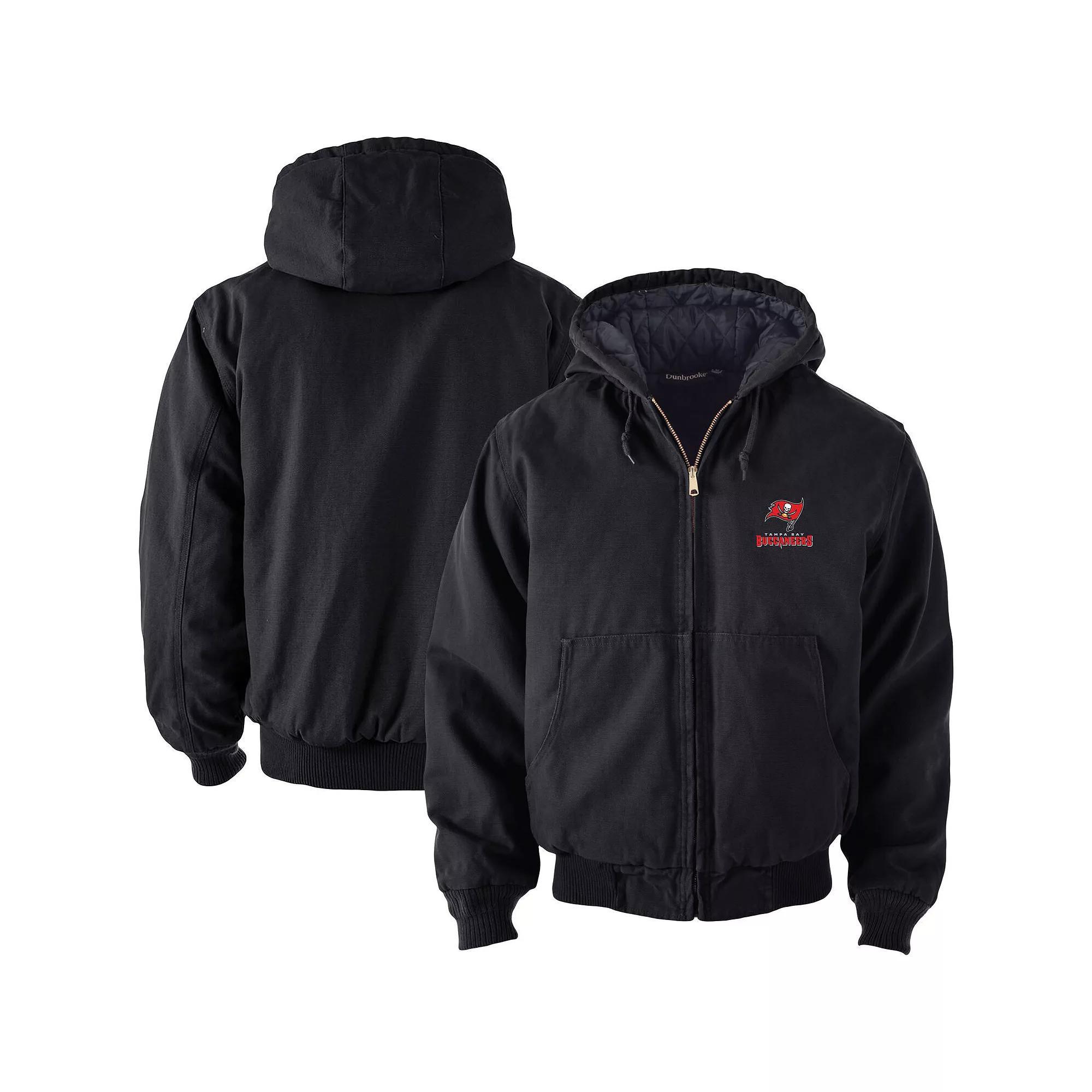 Men's Dunbrooke Black Arizona Cardinals Big & Tall Dakota Canvas Hoodie Full-Zip Jacket, Size: XLT Product Image