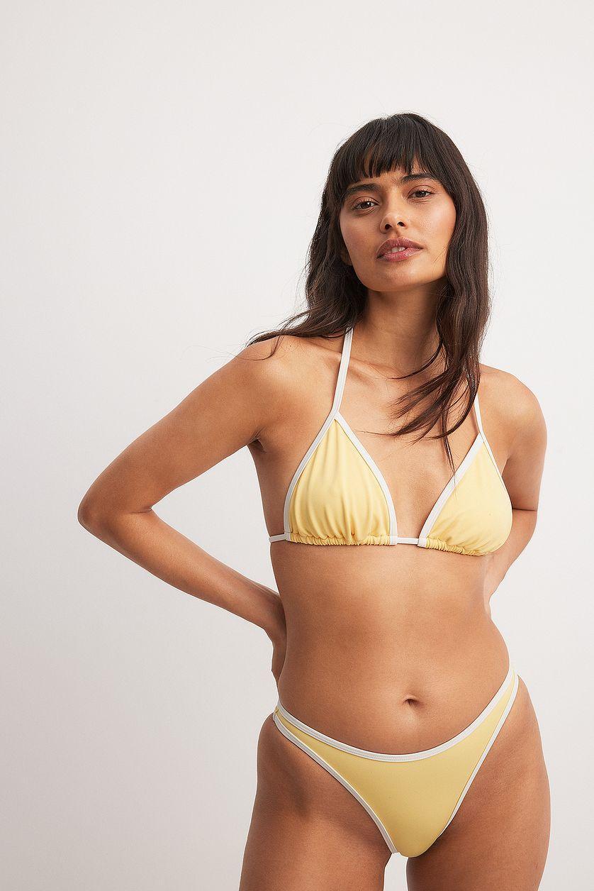 Contrast Binding Bikini Top Product Image