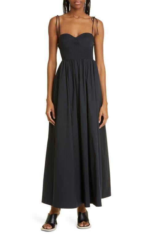 Womens Landry Shoulder-Tie Smocked Maxi Dress Product Image