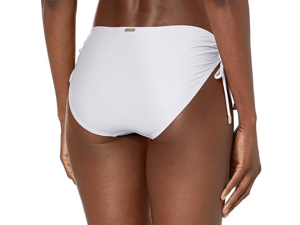 Calvin Klein Women's Side Shirred Bikini Swimsuit Bottom (Soft ) Women's Swimwear Product Image