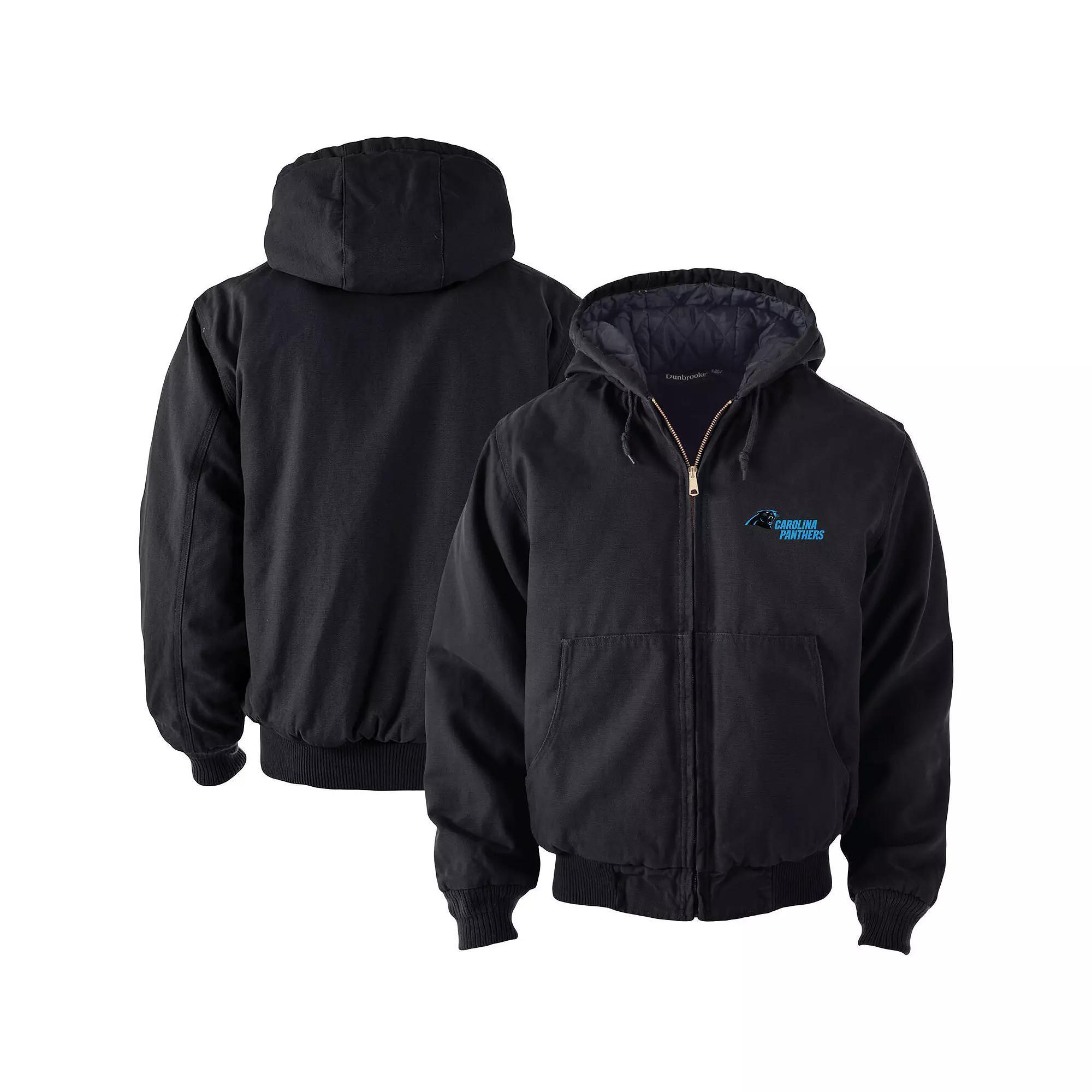 Men's Dunbrooke Black Arizona Cardinals Big & Tall Dakota Canvas Hoodie Full-Zip Jacket, Size: XLT Product Image