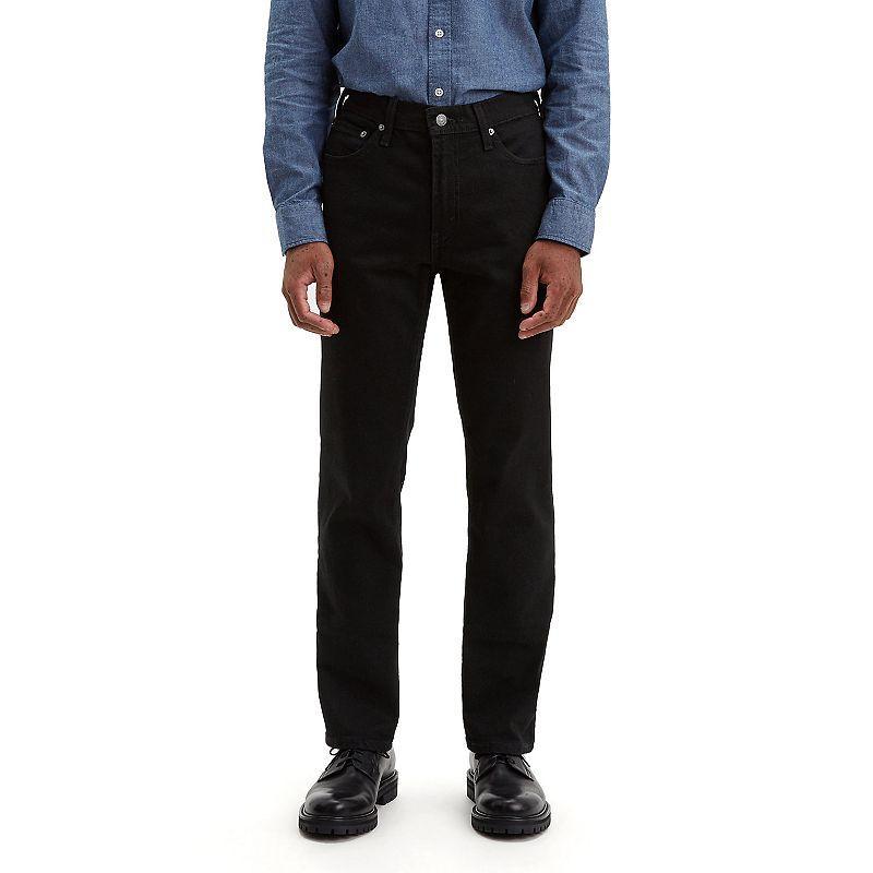Levi's® Men's 541™ Fit Taper Jeans - Black Denim 42x32: Heavyweight, Mid Rise, Stretch Denim Product Image