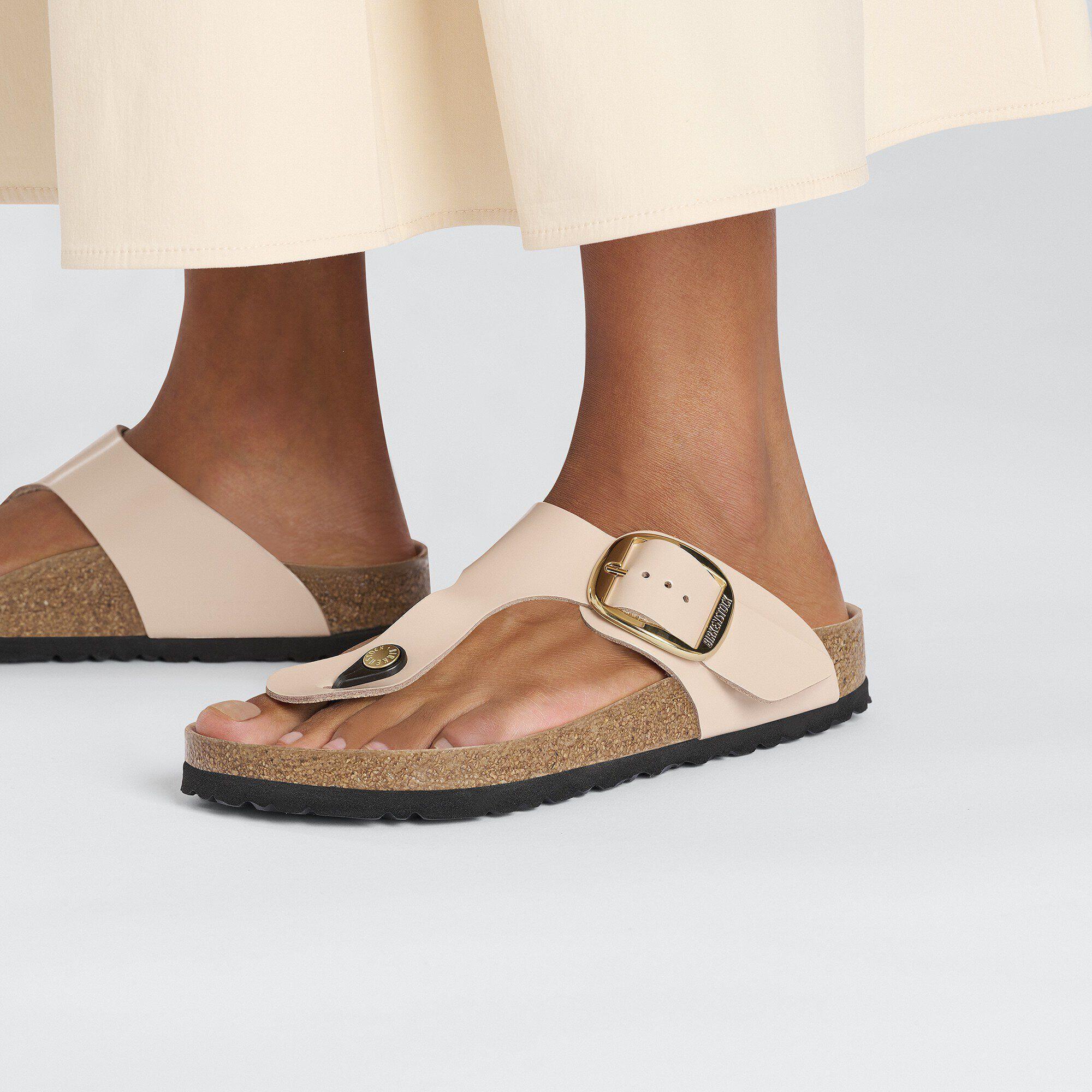 Gizeh Big Buckle Natural Leather Patent Product Image