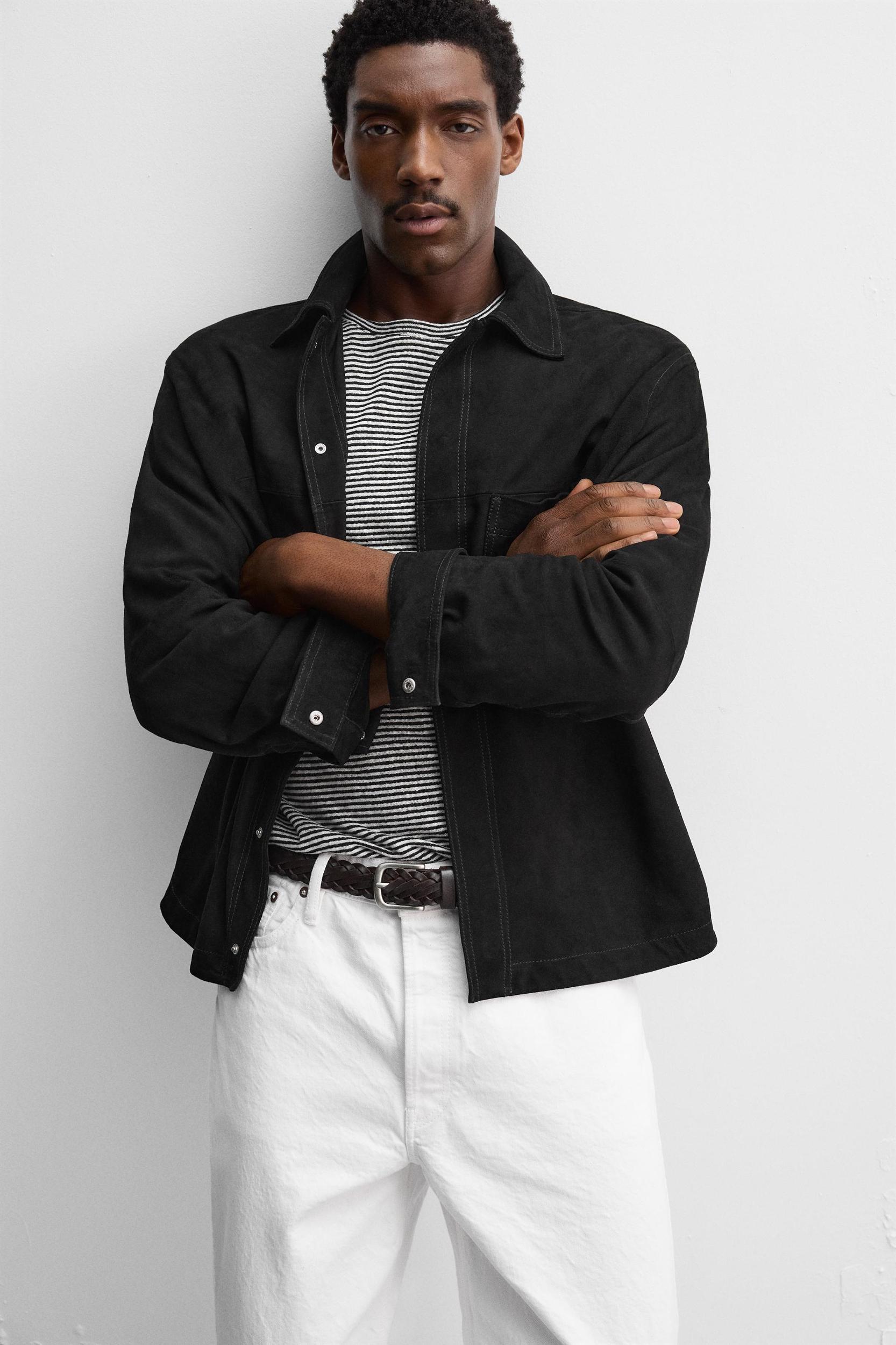 LIMITED EDITION SUEDE LEATHER OVERSHIRT Product Image