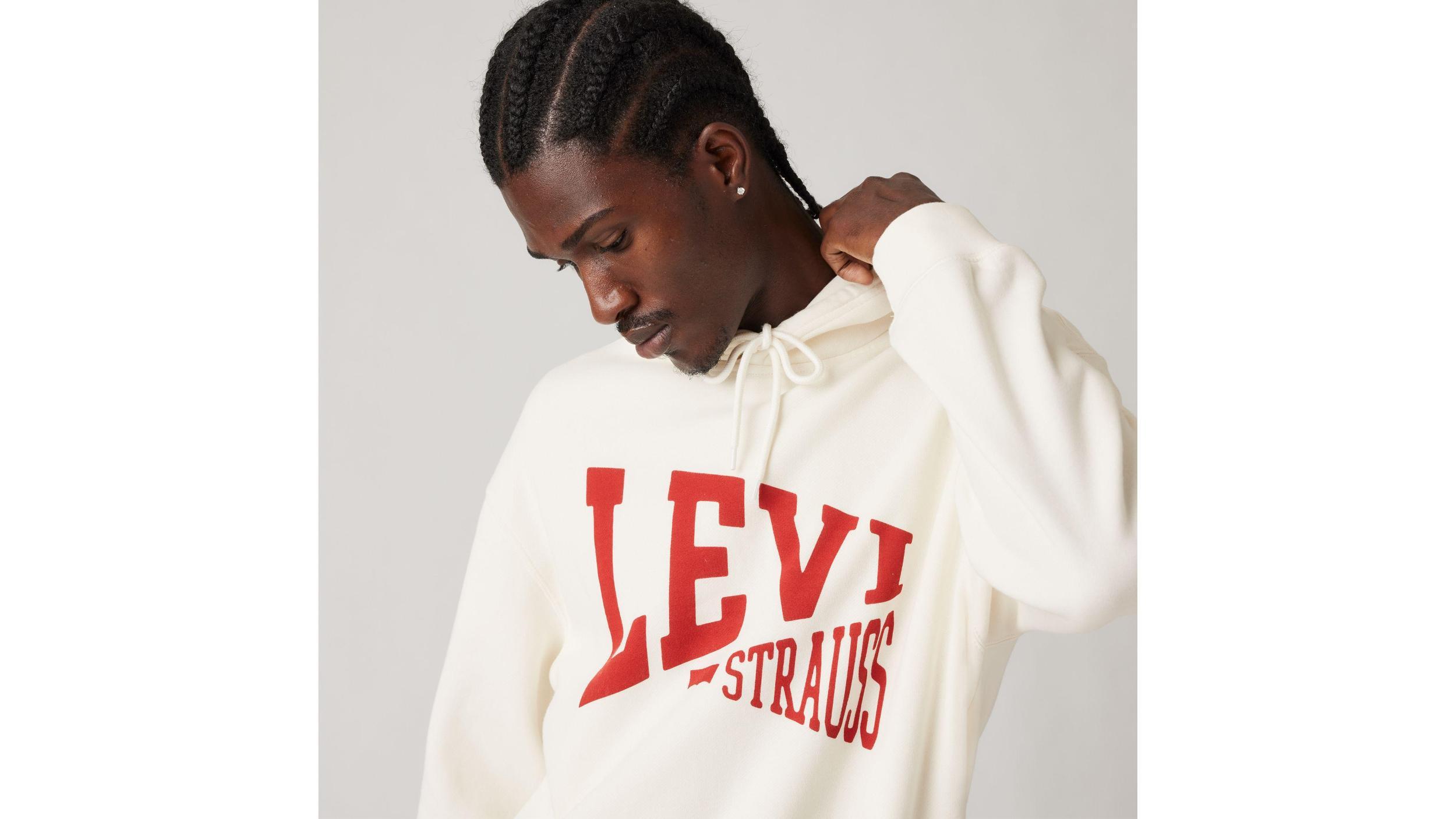 Relaxed Fit Graphic Hoodie Sweatshirt Product Image