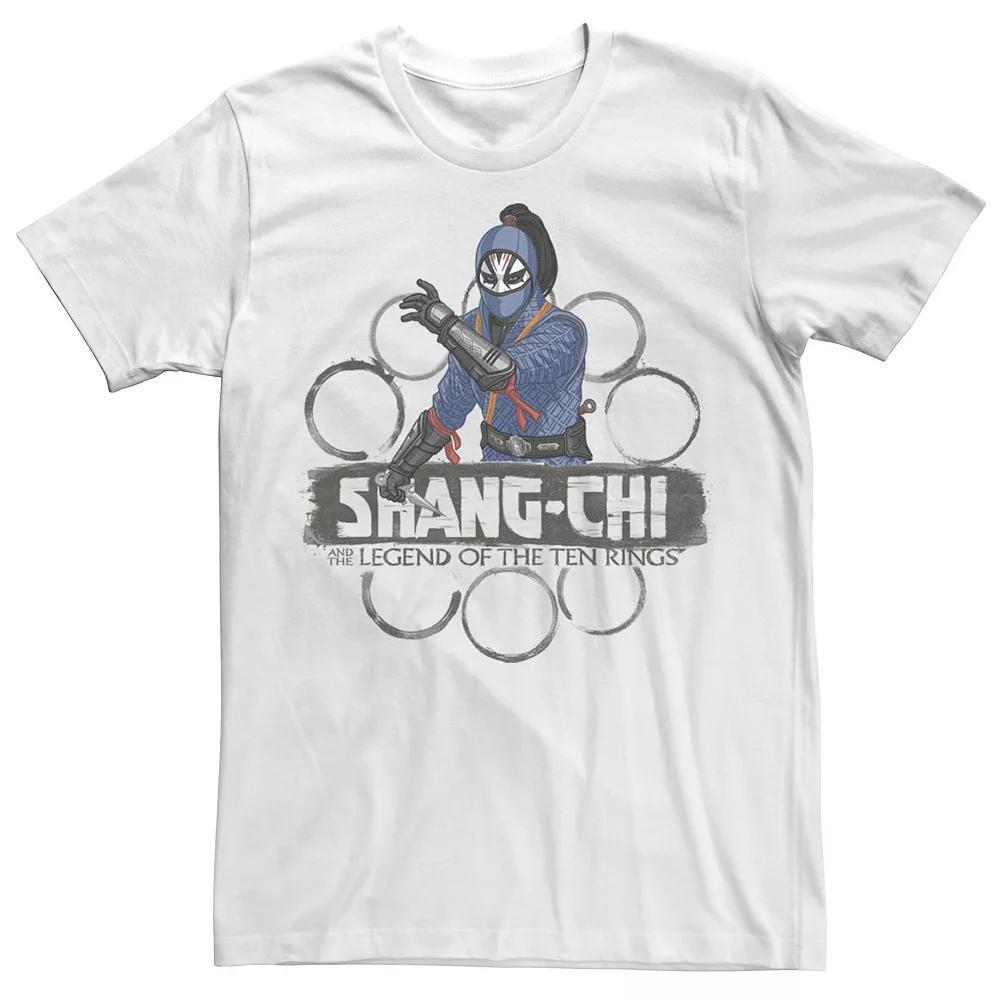 Big & Tall Marvel Shang-Chi Rings Logo Tee, Men's, Size: 3XL Tall, White Product Image