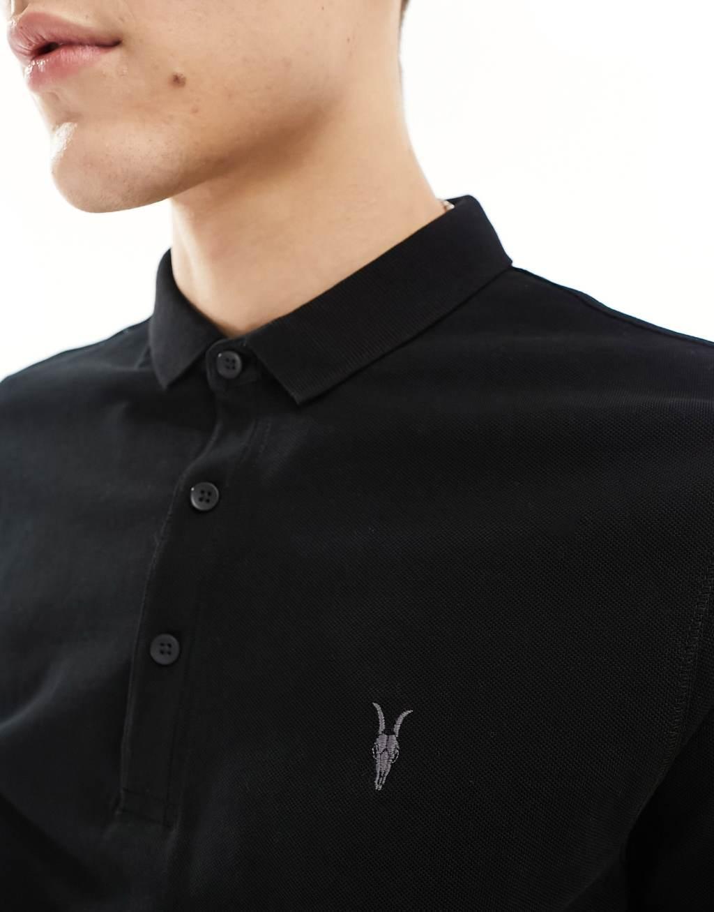 AllSaints Reform polo shirt black Product Image