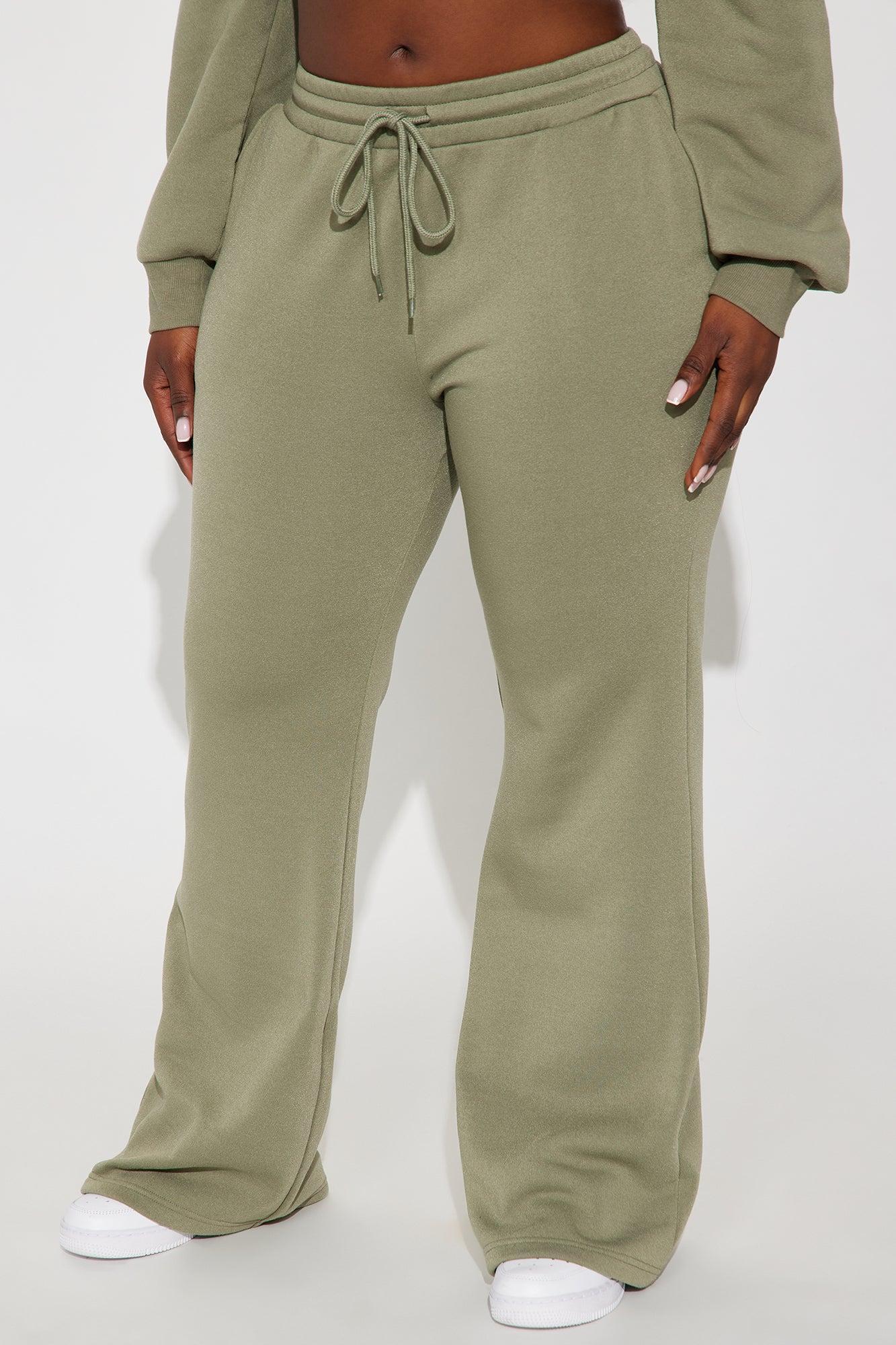 Candice Lounge Flare Pant - Olive Product Image