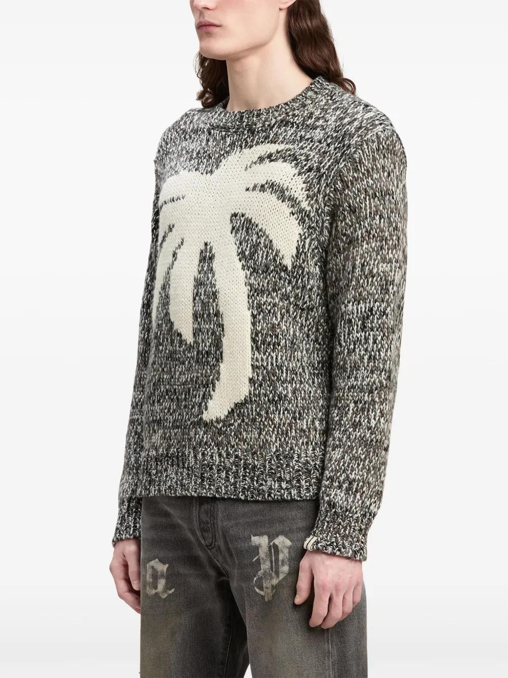 Palm mélange-effect jumper Product Image