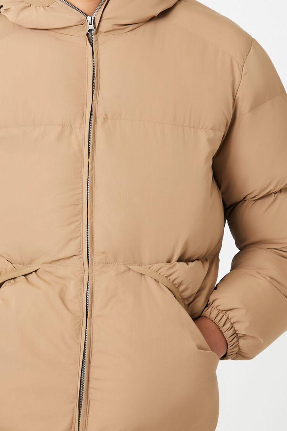 Hooded Zip-Up Puffer Jacket | Forever 21 Product Image
