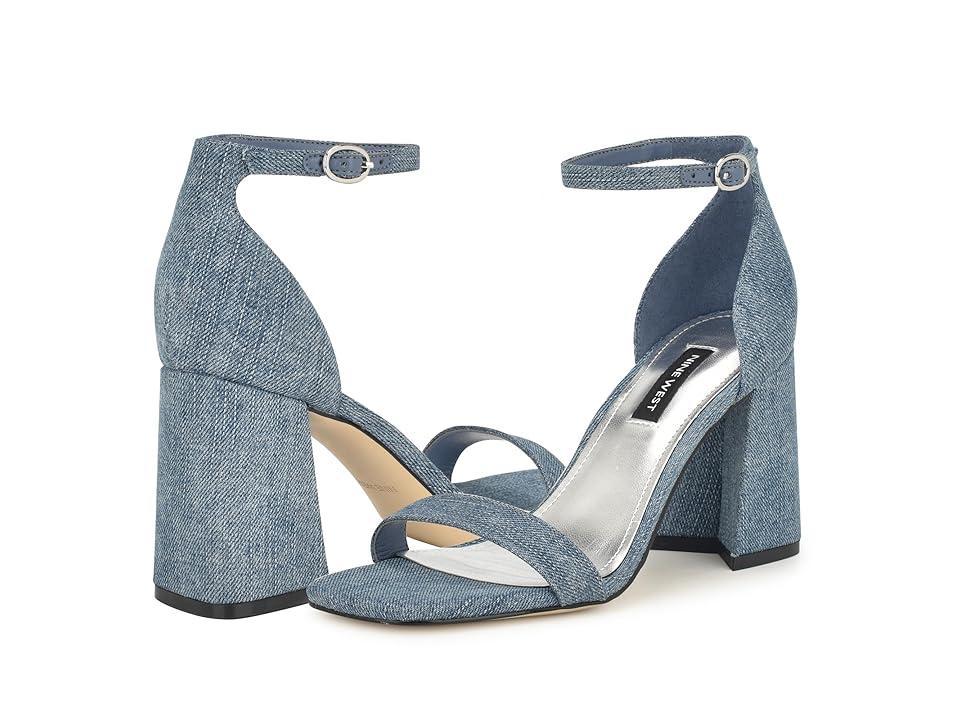 Nine West Ilea Womens Dress Sandals Blue Blue Product Image