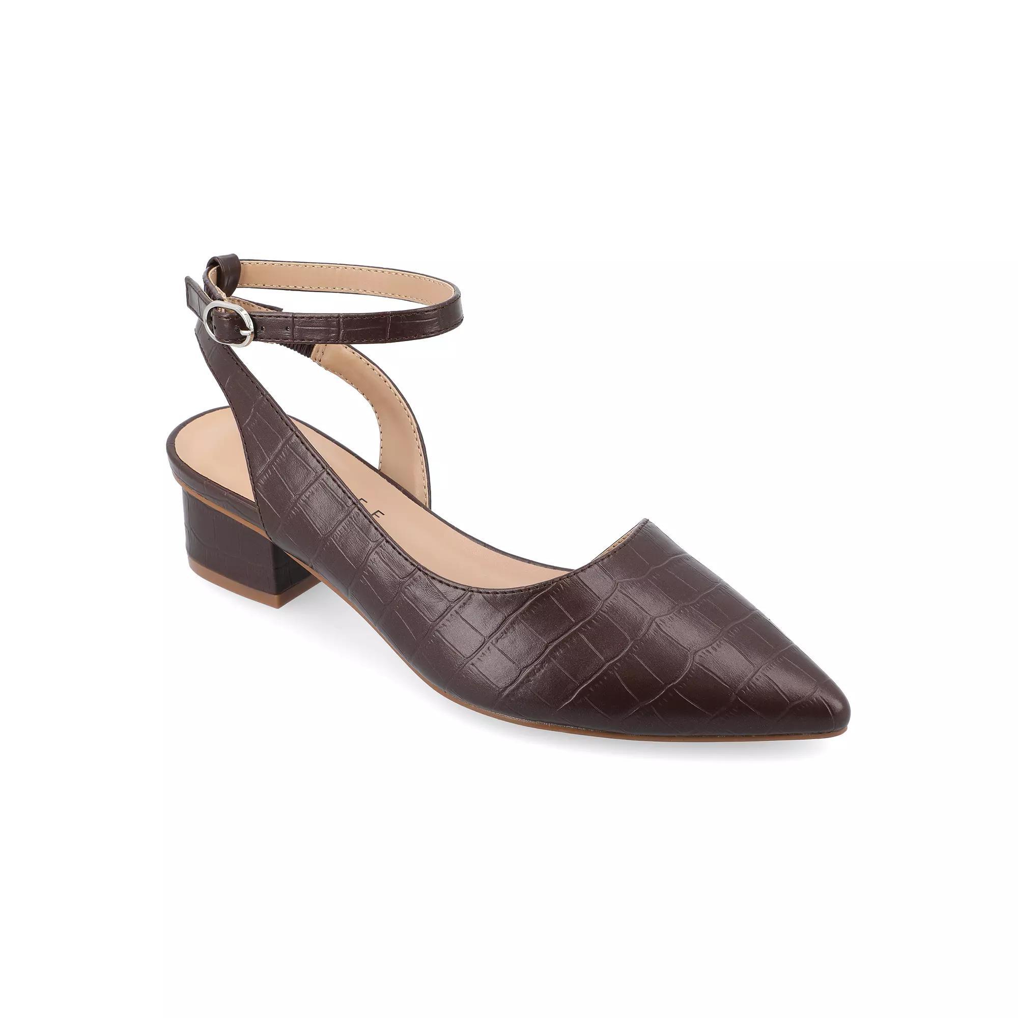 Journee Keefa Womens Heels Brown Product Image