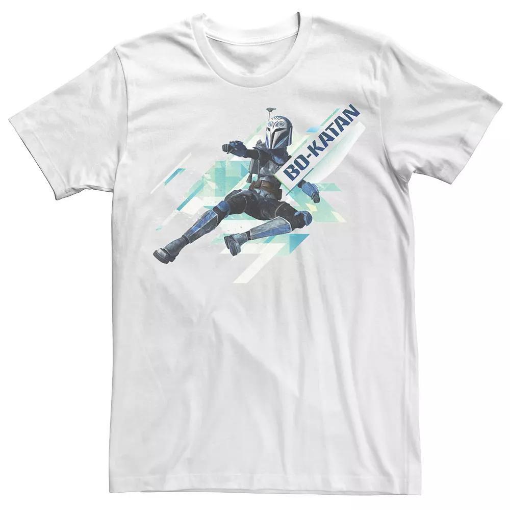 Men's Star Wars The Clone Wars Bo-Katan Portrait Tee, Size: Large, White Product Image