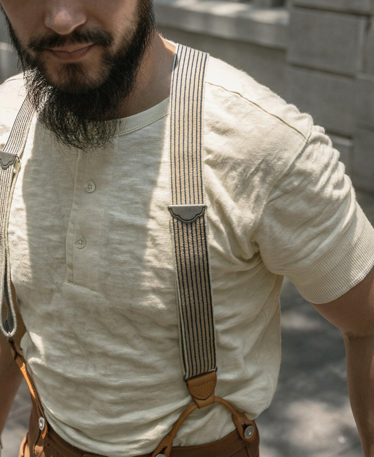 1890s Slub Cotton Henley T-Shirt Product Image