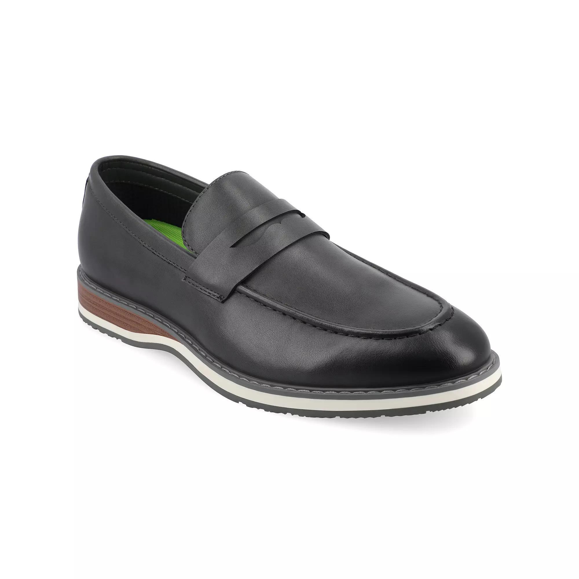 VANCE Kahlil Men's Tru Comfort Foam Slip-On Penny Loafers, Size: 9.5, Gray Product Image