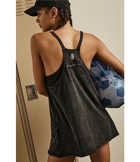 FP Movement Hot Shot V-Neck Sleeveless Patch Pocket Mini Dress Product Image