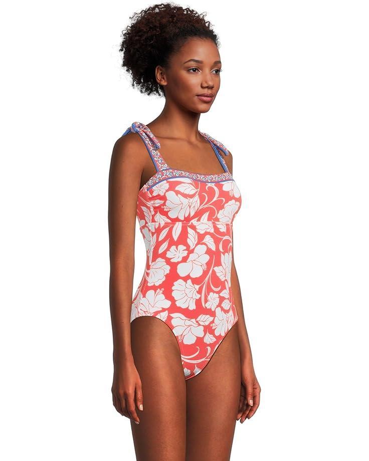 Palm Modern Mosaic Maillot 1Pc Product Image