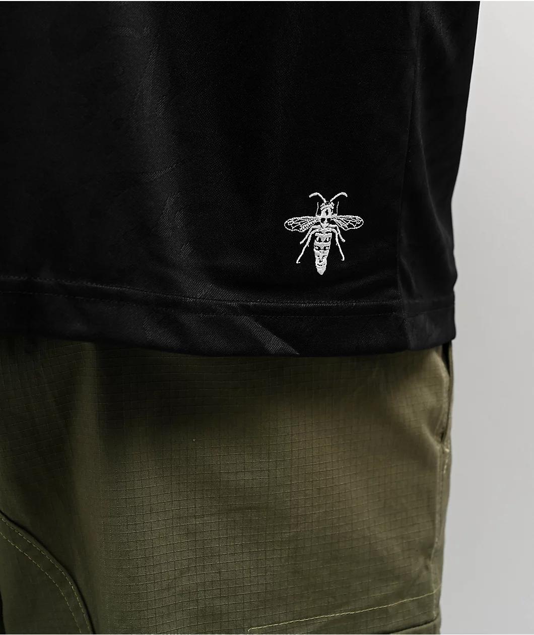 Nike SB Dri-FIT Jacquard Black Skate Jersey Product Image